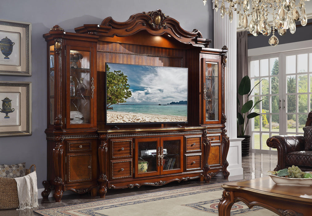 Picardy Cherry Oak Entertainment Center - FAMSA Furniture (TX)