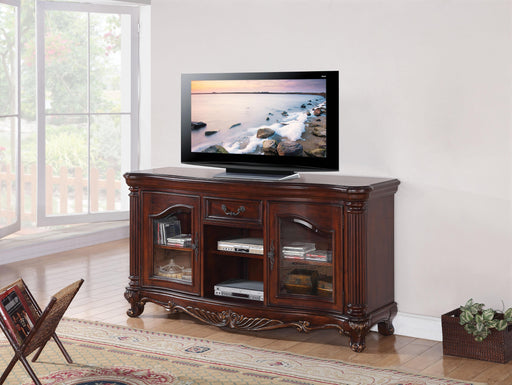 Remington Brown Cherry TV Stand - FAMSA Furniture (TX)