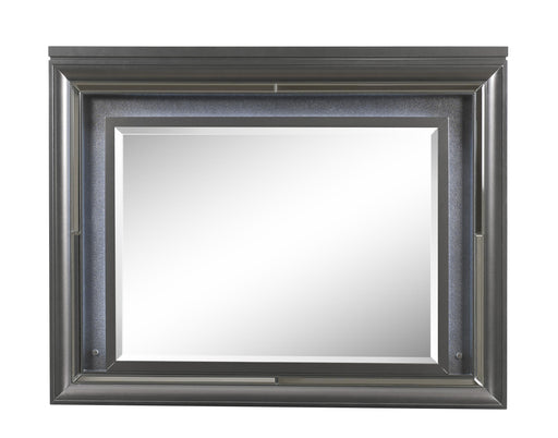 Sawyer Metallic Gray Mirror (LED) - FAMSA Furniture (TX)