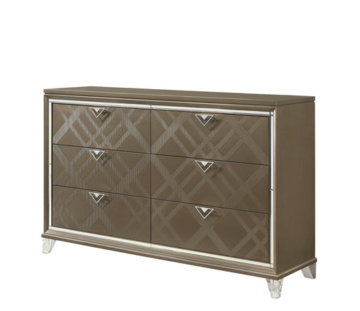 Skylar Dark Champagne Dresser - FAMSA Furniture (TX)