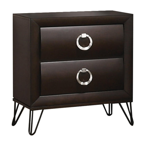 Tablita Dark Merlot Nightstand - FAMSA Furniture (TX)