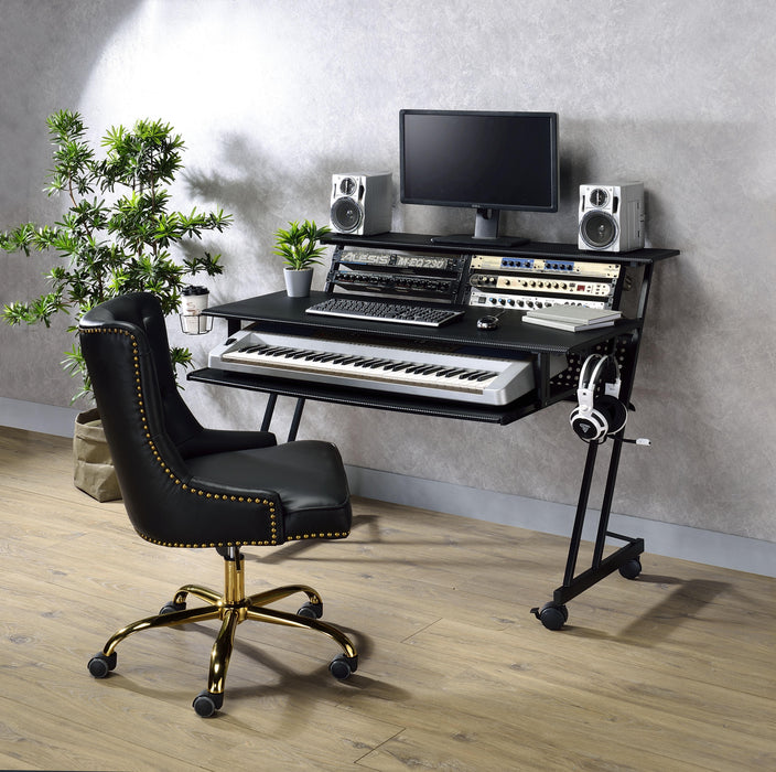 Suitor Black Computer Desk - FAMSA Furniture (TX)