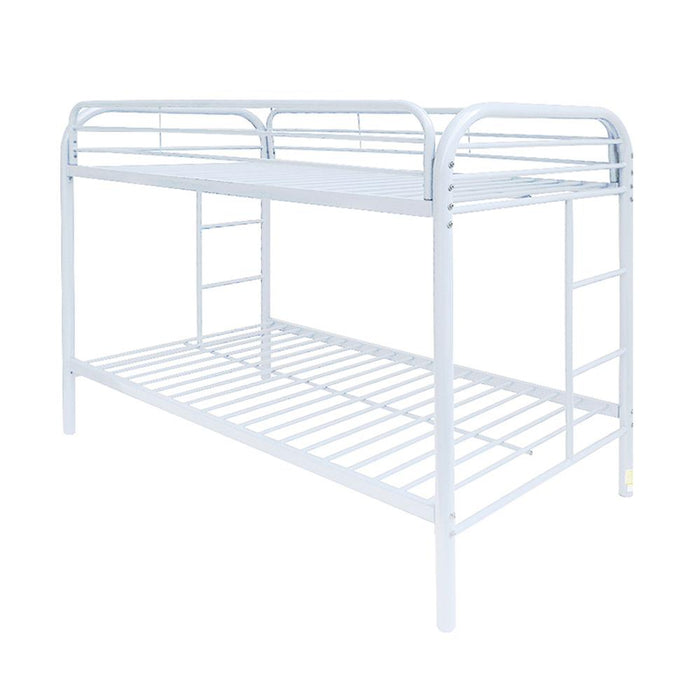 Thomas White Bunk Bed (Twin/Twin) - FAMSA Furniture (TX)