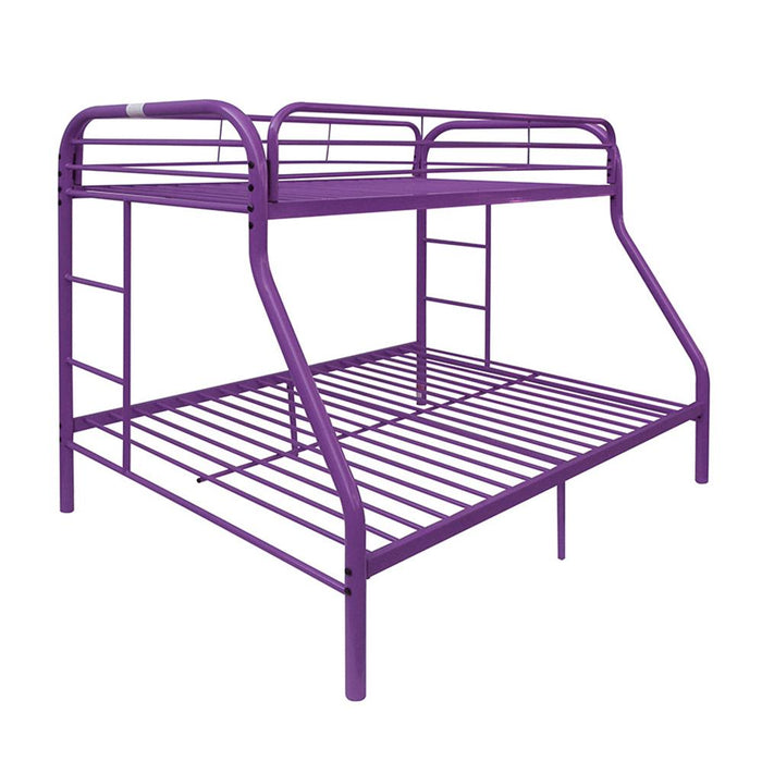 Tritan Purple Bunk Bed (Twin/Full) - FAMSA Furniture (TX)