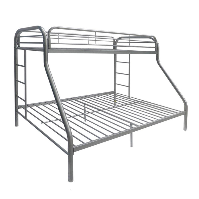 Tritan Silver Bunk Bed (Twin/Full) - FAMSA Furniture (TX)