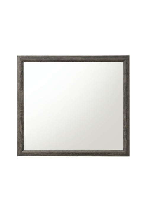 Valdemar Weathered Gray Mirror - FAMSA Furniture (TX)