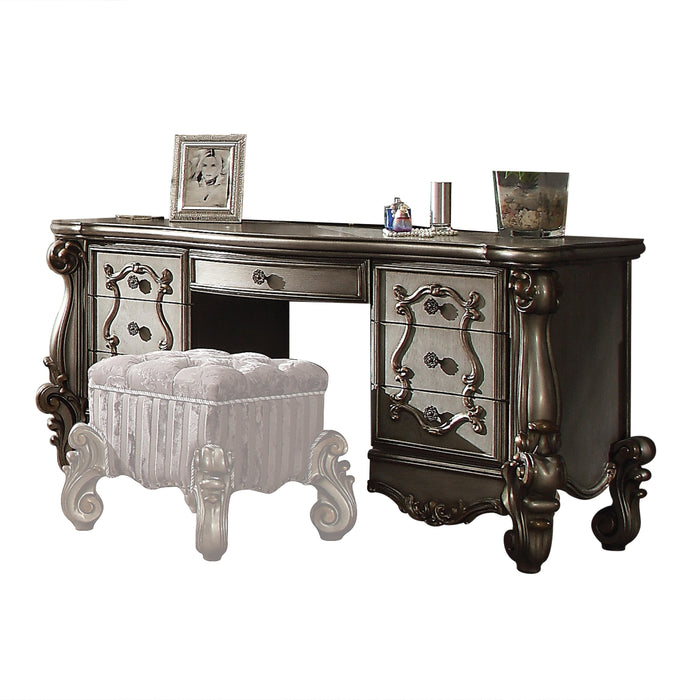 Versailles Antique Platinum Vanity Desk - FAMSA Furniture (TX)