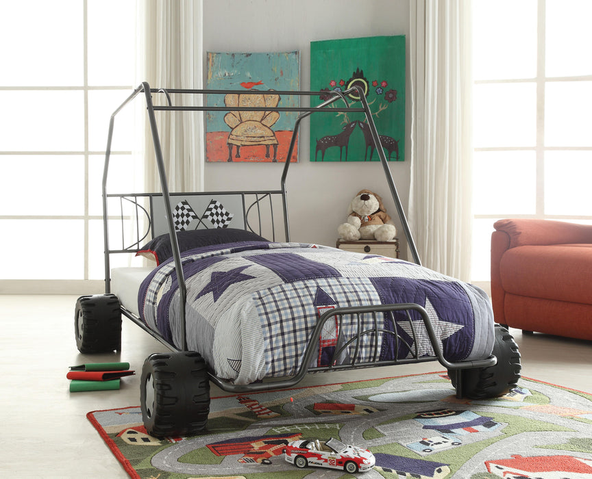Xander Gunmetal Go Kart Twin Bed - FAMSA Furniture (TX)