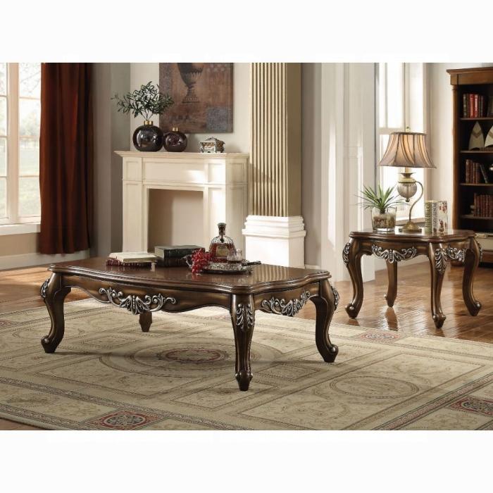 Latisha Antique Oak Coffee Table - FAMSA Furniture (TX)