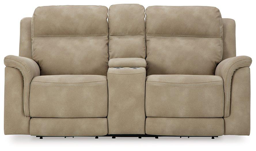Next-Gen DuraPella Power Reclining Loveseat with Console - FAMSA Furniture (TX)