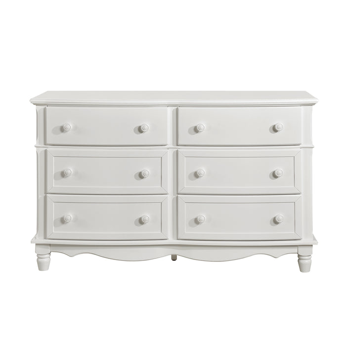 Clementine Dresser in White - B1799-5 - FAMSA Furniture (TX)