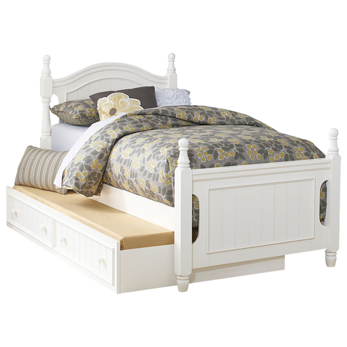Clementine Full Platform Bed with Twin Trundle in White - B1799F-1R - FAMSA Furniture (TX)