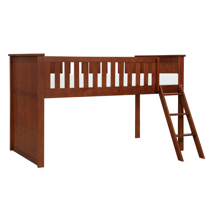 Rowe (3) Low Loft Bunk in Natural/Pine - B2013LLDC-1* - FAMSA Furniture (TX)