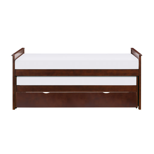 Rowe Twin/Twin Bed with Twin Trundle in Cherry - B2013RTDC-1R - FAMSA Furniture (TX)