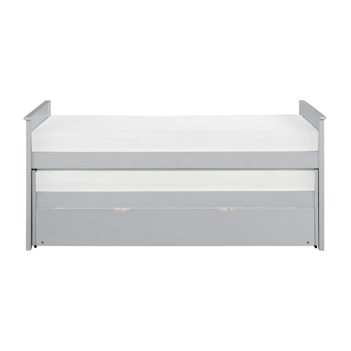 Orion Twin/Twin Bed with Twin Trundle in Gray - B2063RT-1R - FAMSA Furniture (TX)