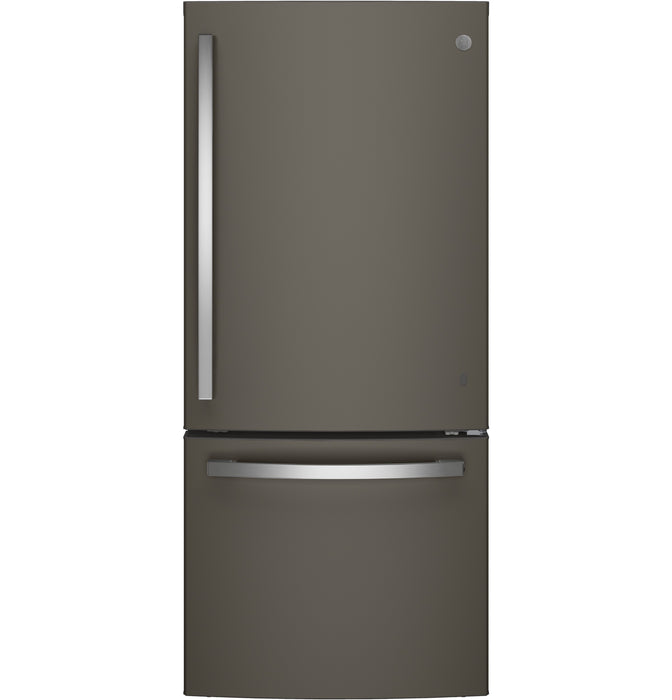 GE Series 20.9 Cu. Ft. Slate Bottom Freezer Refrigerator