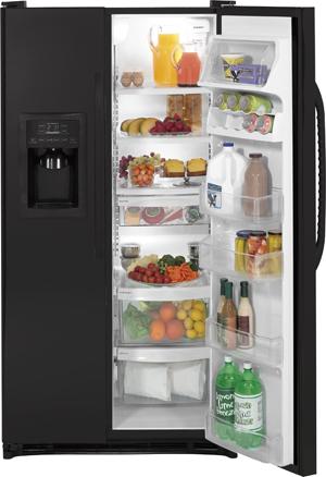 GE® 25.3 cu. ft. ENERGY STAR® Side-By-Side Refrigerator with Dispenser image