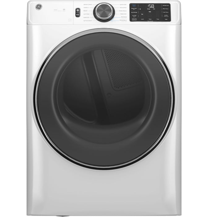 GE ENERGY STAR 7.8 cu. ft. Capacity Smart Front Load Electric Dryer with Steam and Sanitize Cycle