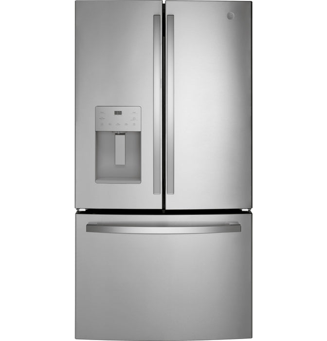 GE ENERGY STAR 25.7 Cu. Ft. Fingerprint Resistant French-Door Refrigerator - FAMSA Furniture (TX)