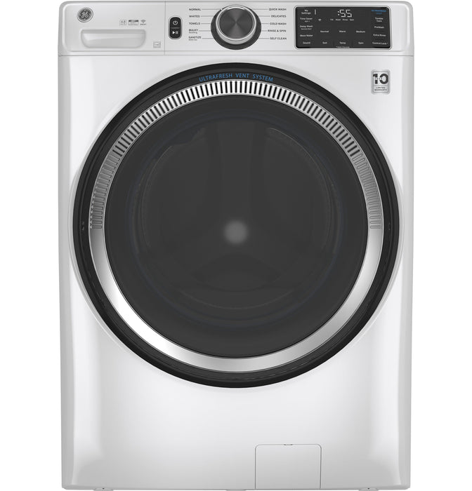 GE® ENERGY STAR 4.8 cu. ft. Capacity Smart Front Load ® Washer with UltraFresh Vent System with OdorBlock™ and Sanitize w/Oxi - FAMSA Furniture (TX)