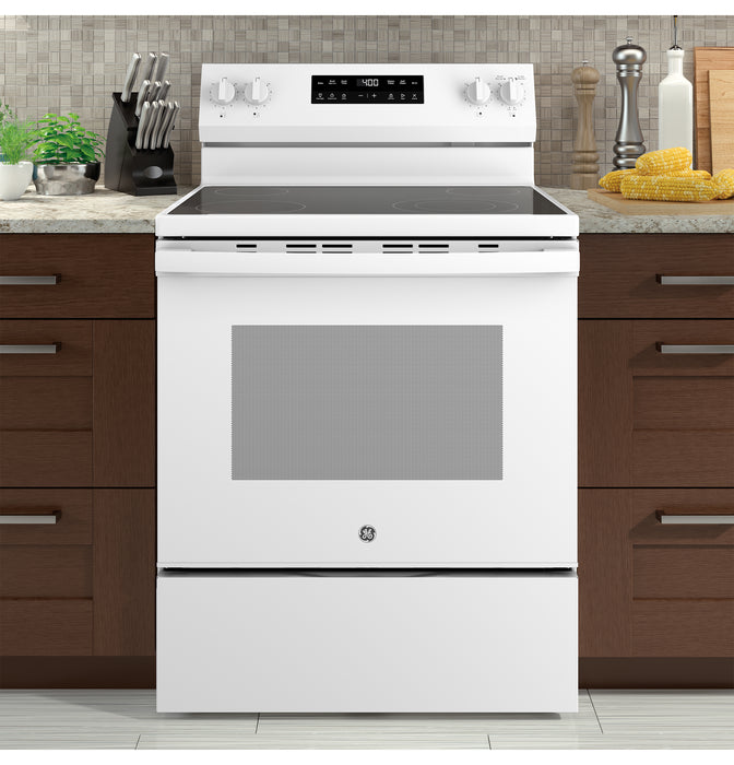 GE ENERGY STAR 30" Free-Standing Electric Range GRF400PVWW - FAMSA Furniture (TX)