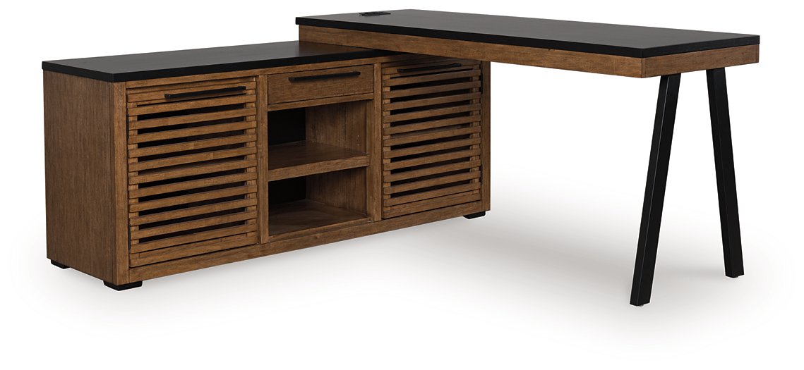 Kallari Credenza with Desk Return - FAMSA Furniture (TX)