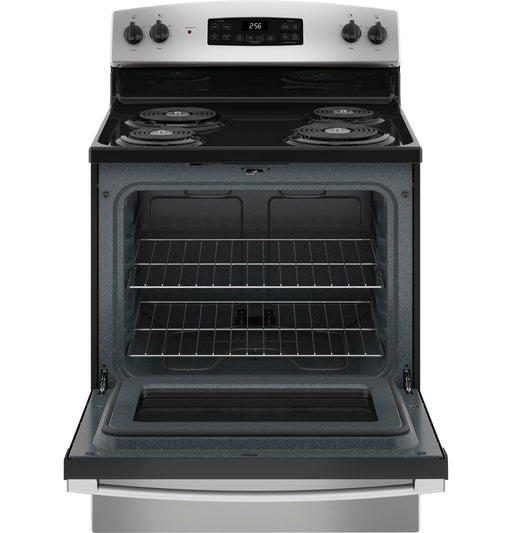 GE 30" Stainless Steel Freestanding Electric Range - FAMSA Furniture (TX)