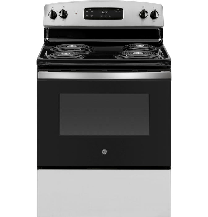 GE® ENERGY STAR® 30" Free-Standing Electric Range JBS360RTSS
