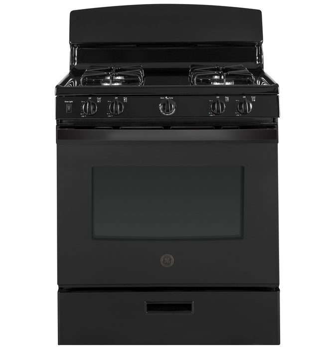 GE® 30" Free-Standing Gas Range JGBS30DEKBB