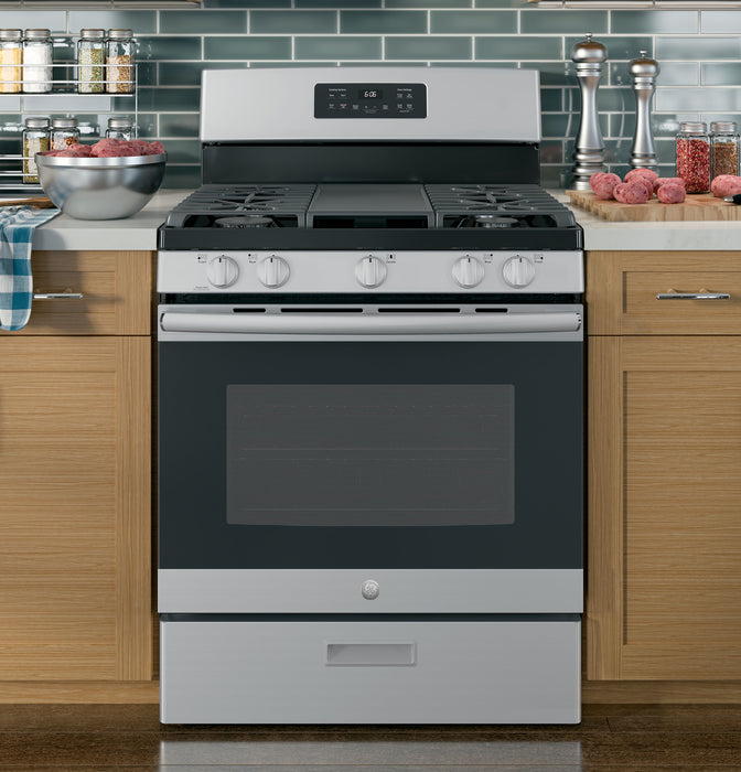 GE® 30" Free-Standing Gas Range - FAMSA Furniture (TX)