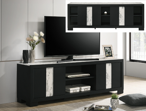 ANGLEY TV STAND-BLACK - FAMSA Furniture (TX)
