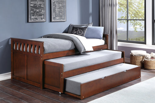Rowe Twin/Twin Bed with Twin Trundle in Cherry - B2013RTDC-1R - FAMSA Furniture (TX)
