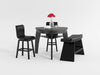 Hillshaw Swivel Pub Height Chair in Brown - 5708-29DB - FAMSA Furniture (TX)