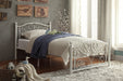 Pallina Twin Platform Bed in White - 2021TW-1 - FAMSA Furniture (TX)