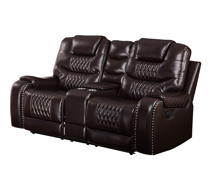 Braylon Motion Loveseat w/Console - Image 6