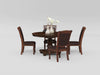 Lordsburg Round Dining Table in Brown/Cherry - 5473-54* - FAMSA Furniture (TX)