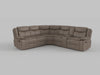 Bastrop 3-Piece Sectional with Right Console in Black - 8230BLK*SC - FAMSA Furniture (TX)
