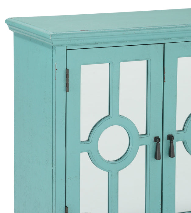 Poppy Accent Chest in Aqua - 1000A70AQ - FAMSA Furniture (TX)