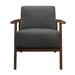 August Accent Chair in Gray - 1031DG-1 - FAMSA Furniture (TX)