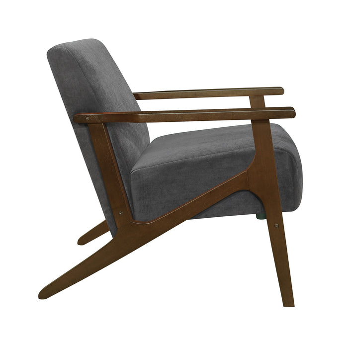 August Accent Chair in Gray - 1031DG-1 - FAMSA Furniture (TX)