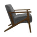 August Accent Chair in Gray - 1031DG-1 - FAMSA Furniture (TX)