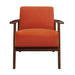 August Accent Chair in Orange - 1031RN-1 - FAMSA Furniture (TX)