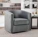 Cecily Swivel Chair in Gray - 1038GY-1 - FAMSA Furniture (TX)