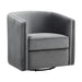 Cecily Swivel Chair in Gray - 1038GY-1 - FAMSA Furniture (TX)
