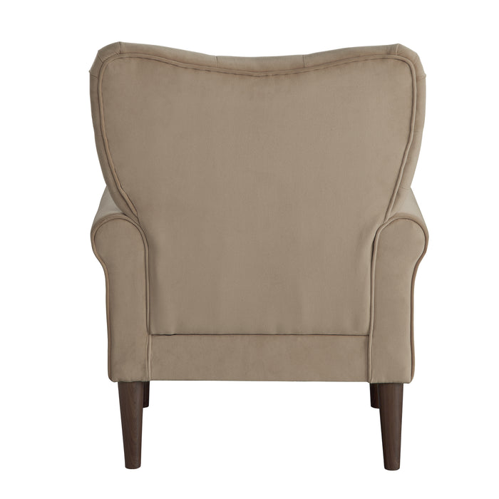 Kyrie Accent Chair in Brown - 1046BR-1 - FAMSA Furniture (TX)