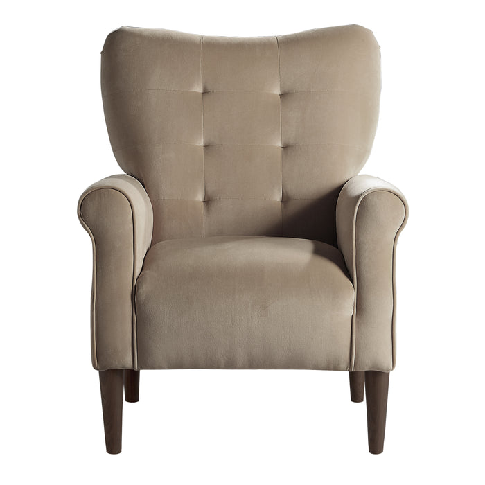 Kyrie Accent Chair in Brown - 1046BR-1 - FAMSA Furniture (TX)
