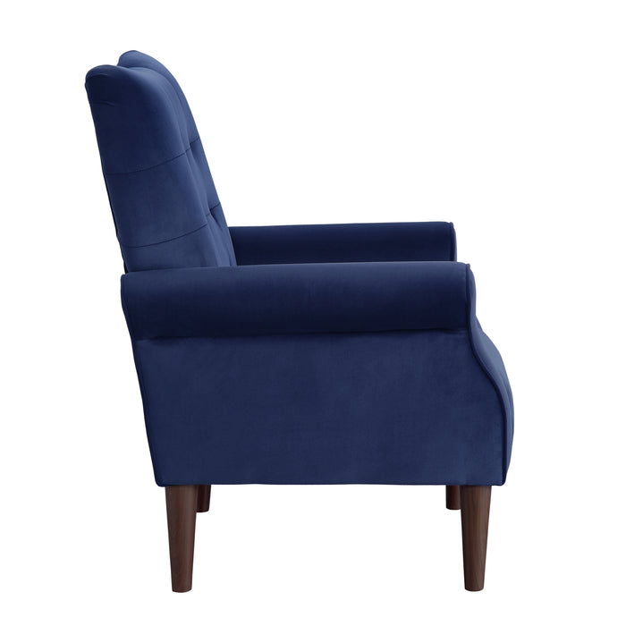 Kyrie Accent Chair in Blue - 1046BU-1 - FAMSA Furniture (TX)