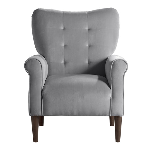 Kyrie Accent Chair in Gray - 1046DG-1 - FAMSA Furniture (TX)