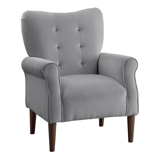 Kyrie Accent Chair in Gray - 1046DG-1 - FAMSA Furniture (TX)