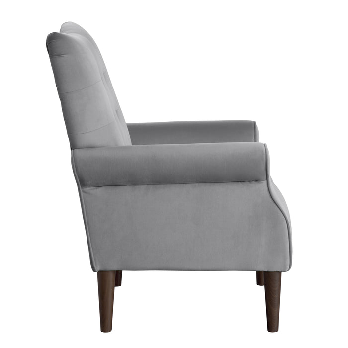 Kyrie Accent Chair in Gray - 1046DG-1 - FAMSA Furniture (TX)